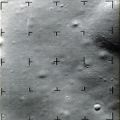 Photographie historique de la sonde spatiale Ranger VIII et du sol lunaire