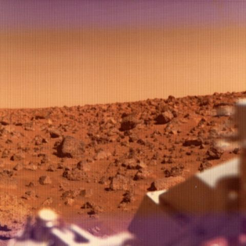 Photographies historiques de Mars par la mission Viking 1, 1976, tirage rare