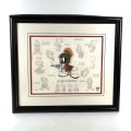 Cellulo Marvin the Martian signed, limited edition Warner Bros, certificate of authenticity