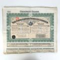 Shares of the Cape Copper Company, London, 1907, 5 copies with coupons
