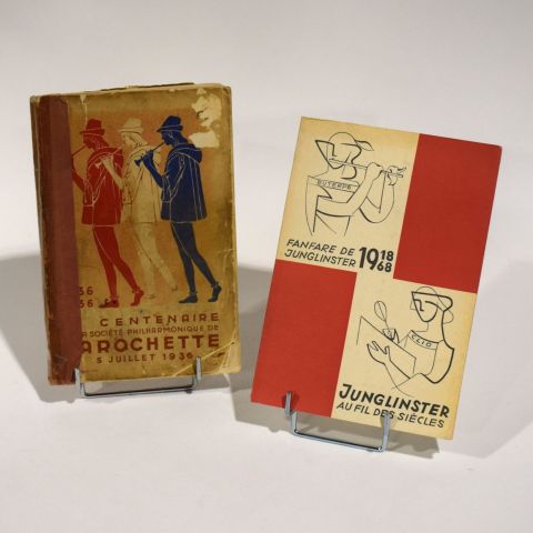 Fascicules du Centenaire de la société philarmonique de Larochette et du Cinquantenaire de la Fanfare de Junglinster