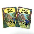 Deux albums de Tintin : Tintin et les Picaros, édition originale de 1976