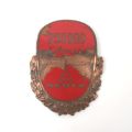 250,000 km Deutz truck badge in enamelled metal, circa 1950
