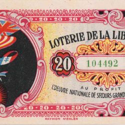 Liberation Lottery Ticket of May 10, 1945 - Raymond Mehlen
