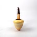 Pipe courbée en écume de mer CAO avec étui d'origine, 15 cm