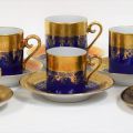 Ensemble de 9 tasses à moka