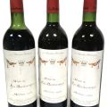 (PAUILLAC) 3 Bottles Mise de la Baronnie, MEDOC Red 1983