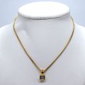Pendentif en or 18 ct avec bélière sertie de 4 diamants brillants