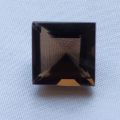 Natural Smoky Quartz faceted square cut of 4.450 Ct with GLI certificate