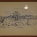 Auguste DUBOIS (1892-1973), View towards Gresswiller , Watercolor