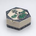 Compte-goutte en porcelaine d'inspiration asiatique - Provenance collection Marcel CASTIAU