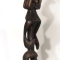 Rare statuette et chaîne de mariage Mumuyé du Nigéria, Afrique