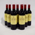 Lot von 9 Flaschen des Château LÉOVILLE POYFERRÉ, Saint Julien, Jahrgang 1986