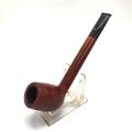 Pipe Dunhill en bruyère, avec sac en cuir, état usagé, 15 cm