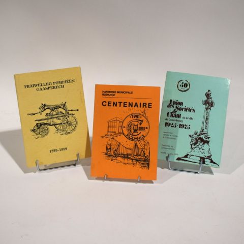 Centenaires festifs et commémoratifs au Luxembourg : chants, harmonie et pompiers