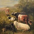 Henry SCHOUTEN (1857/64-1927) Betail au paturage