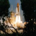 Lancement de Discovery STS-85 : Tirage chromogénique d'époque de la NASA