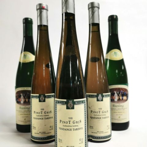 Vins de Luxe : Pinot Gris Vendanges tardives et Riesling Grand 1er Cru