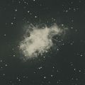 Rare historic photograph of the "Crab Nebula" nebula taken in 1930