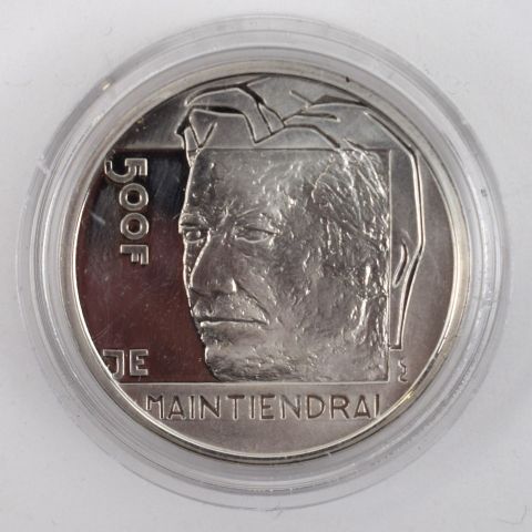Pièce de 500 Francs en Argent pour l'avènement du Grand-Duc Henri en 2000