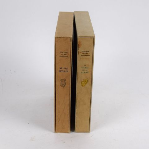 Ensemble rarissime des œuvres du Docteur Julien Besançon illustrées par Jean Dratz