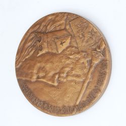 Gedenkmedaille für den König von Böhmen, gefallen in der Schlacht von Crécy