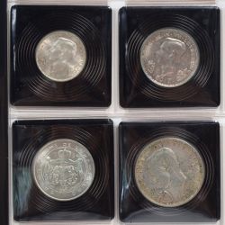 Collection rare de pièces en argent du Grand-Duc Jean de Luxembourg