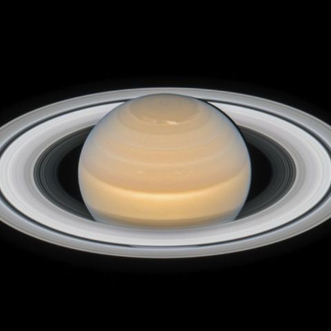 Saturne : sublime photographie du télescope Hubble, tirage chromogénique d'époque, 2018