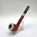 Pipe droite Ashton en bruyère lisse, argent 925, état impeccable, datée 2007