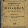 Calendrier agricole de 1857 : édition de Jos. Ant. Schröll, Diekirch