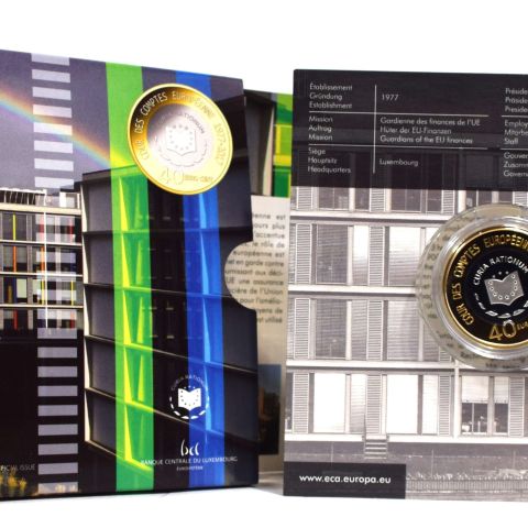 Pièce de 40 eurocent nordique Cour des comptes européennes édition 2017