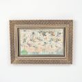 Unsigned watercolor depicting a royal hunt, 19th-century Persian school