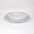 Tafelaufsatz in Lalique Kristall, Modell Marguerites, 37 cm, Blumengirlanden