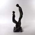 Sculpture en bronze "Le Couple" de Jill Cowie Sanders (1930) - Édition Limitée