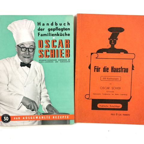 Collection de livres de cuisine d'Oscar Schieb : recettes et conseils pratiques
