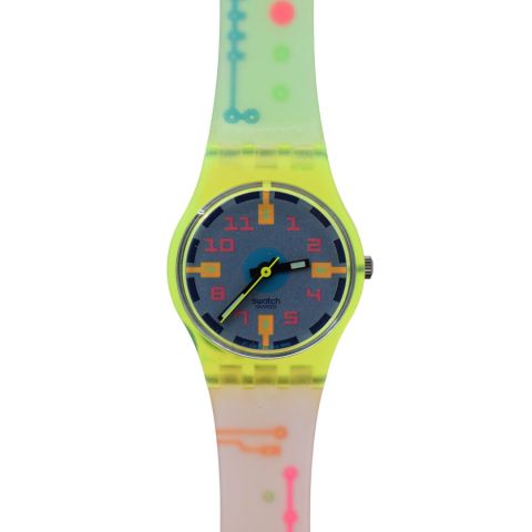 SWATCH LJ 103 : collection 1990, modèle DAME "NEUTRINO"