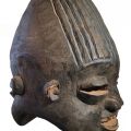 Masque Janus Bamiléké du Cameroun, hauteur 40cm, artefact africain unique