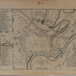 Plan de la ville de Luxembourg - Edition Nicolas de Fer, 1700