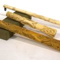 Set of parasol handles, late 19th century