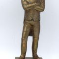 Sculpture en laiton doré de Napoléon Général, 18,5 cm, petit défaut