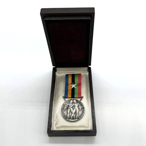 Médaille du Mérite sportif en bronze argenté, documentation de Raymond Weiller, 1979