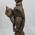 Élégante statue Mumuyé Karim du Nigeria, trésor d'art africain majestueux