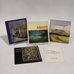 Ausstellungsbroschüren über luxemburgische Künstler - Sammlung Villa Vauban