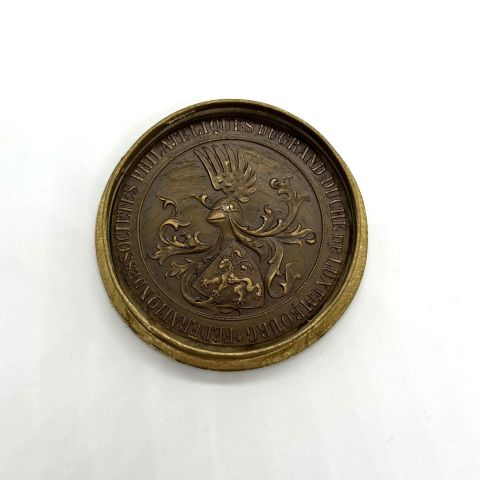 Médaille commémorative du Salon du Timbre 1948, Fédération des Sociétés philatéliques
