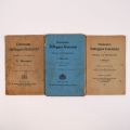 Trio of brochures for learning solfeggio by L. Ménager, early editions