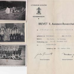 Bonnevoie scout photos and patents from 1947-1952