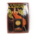 Affiche métallique vintage "Cachou Lajaunie" de 1928 pour fume-cigarettes, 22 x 15 cm