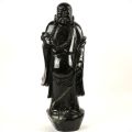 Statue Grand Bouddha en pierre dure verte, Chine, fin XXe siècle