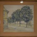 Auguste DUBOIS (1892-1973), Exterior of a house , Watercolor