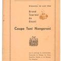 Grand singing tournament : Toni Nangeroni Cup, Chorale Lamadelaine, 1962